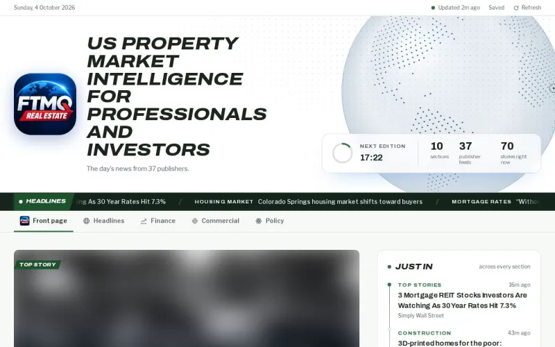 FTMQ Real Estate front page
