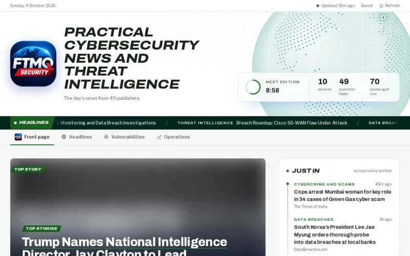 FTMQ Security front page