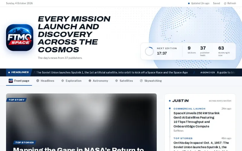 FTMQ Space front page