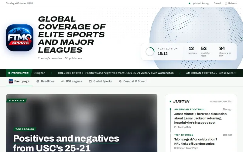 FTMQ Sports front page