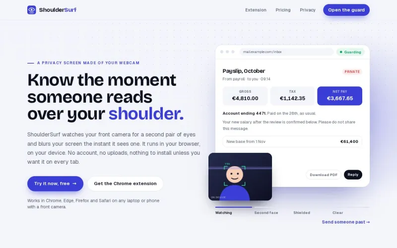 ShoulderSurf homepage